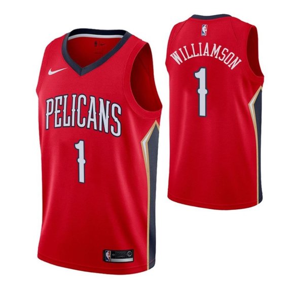 zion red jersey